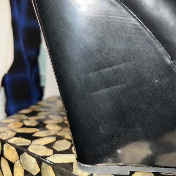 Black tuxedo wedge NEW NEVER WORN NO BOX - Picture 4 of 7